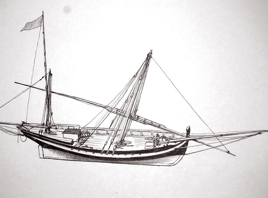 Spagna - falucho - Museo Marittimo di Barcellona