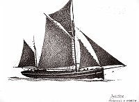  Inghilterra - peschereccio a sciabica (trawler) 1892 - Barking Grimsby e Shetland