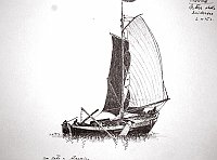  Olanda - botter dello Zuyderzee con rete a strascico - L m 15 circa