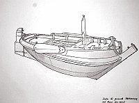  Scafo di grande schokker del Mare del Nord