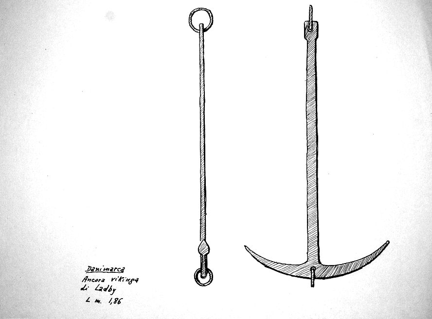 Danimarca - ancora vikinga di Ladby -  lunga 1,86 m