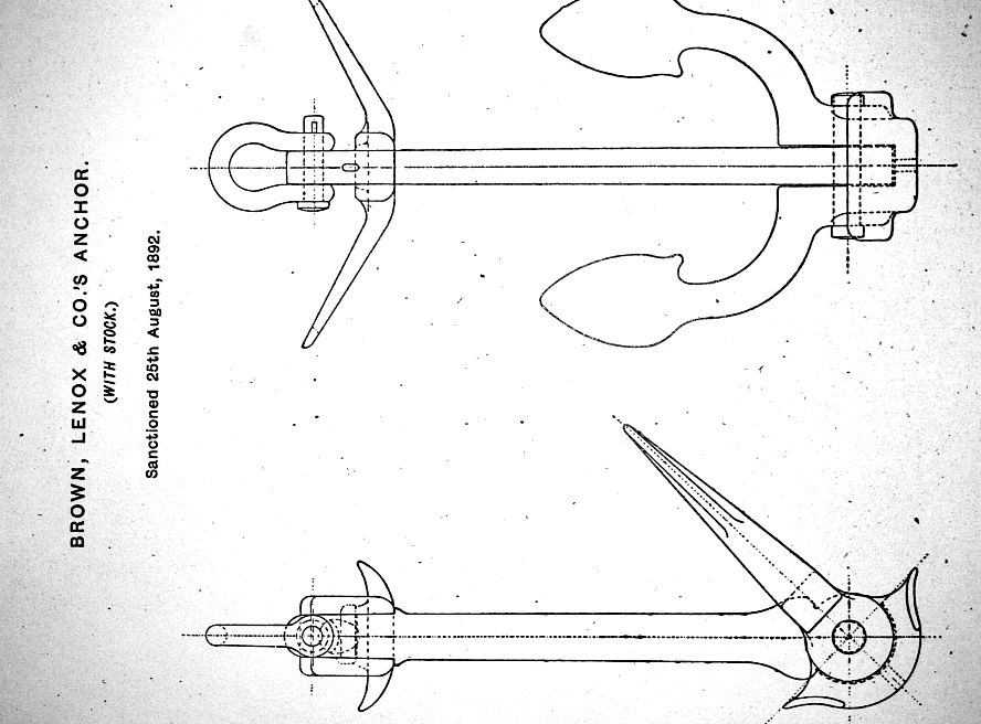 Brown, Lenox & Co.'s Anchor - 1892