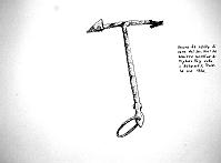  Ancora da relitto di nave del sec. XVI - trovata nel 1966 nella barriera corallina di High Horn Key nelle Bahamas