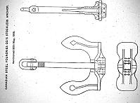  Canadian Steel Foundries Co.'s stockless anchor - 1908