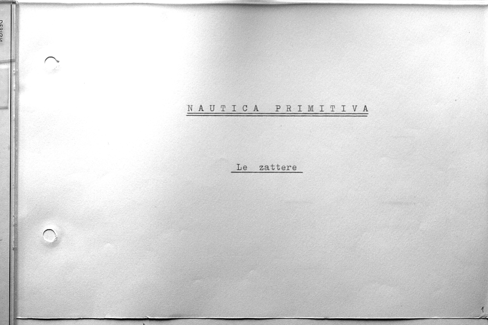 Nautica primitiva - Le zattere
