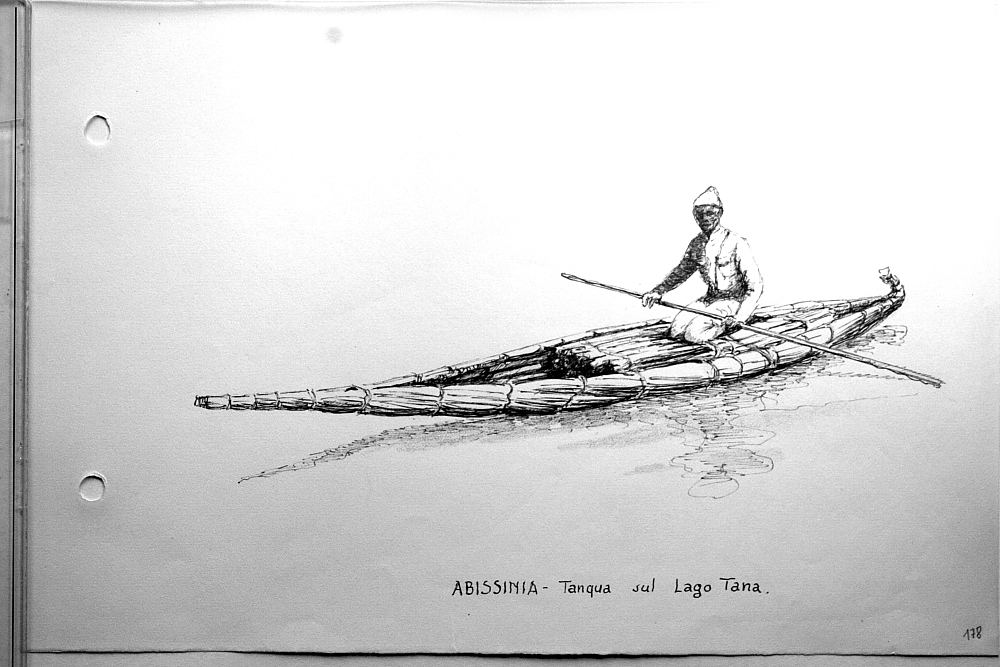 Abissinia - tanqua sul Lago Tana