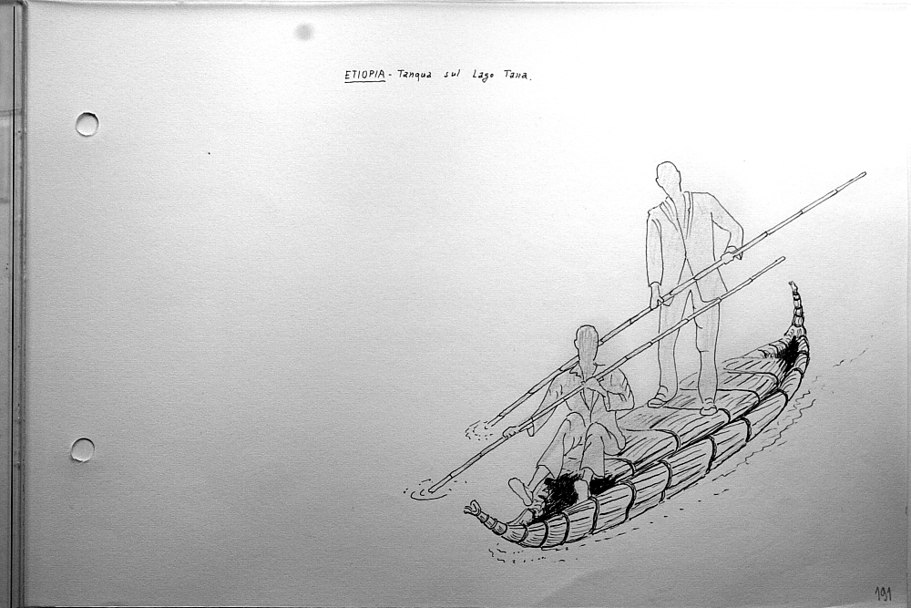 Etiopia - tangua sul Lago Tana