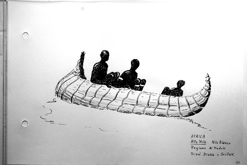 Africa - Alto Nilo  - Nilo Bianco - regione di Kodok - Tribu' Dinka e Scilluk