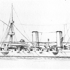 1890 - Incrociatore torpediniera 'Partenope'